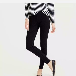 J Crew Pixie Pant Leggings Black 10 R